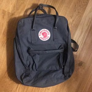 Large Fjallraven grey bookbag
